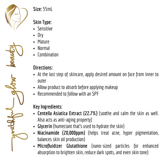 Glutathione Niacinamide Cream for Radiance 