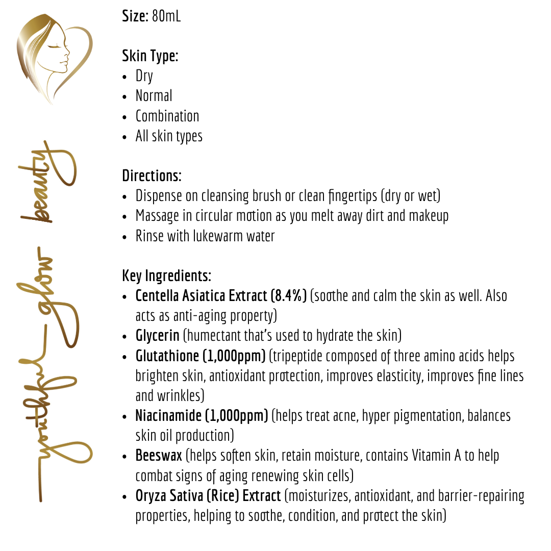 APLB - Glutathione Niacinamide Facial Cleanser Youthful Glow Beauty Products APLB - Glutathione Niacinamide Facial Cleanser Youthful Glow Beauty Products