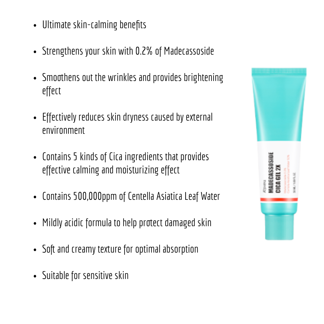 A'PIEU Madecassoside Cream 2X | Skin Repair Moisturizer