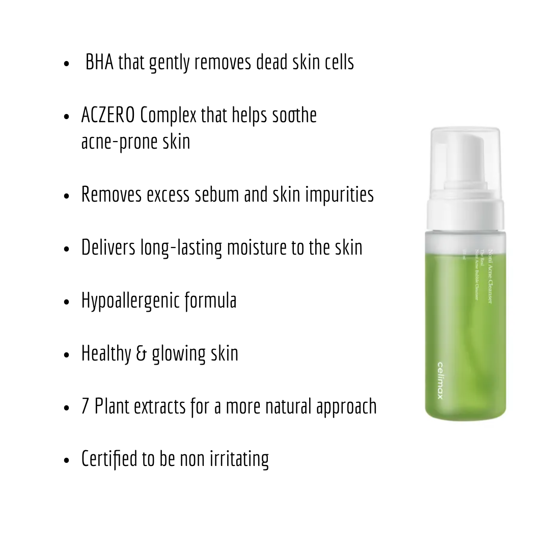 Noni Acne Bubble Cleanser – Clear Skin Wash