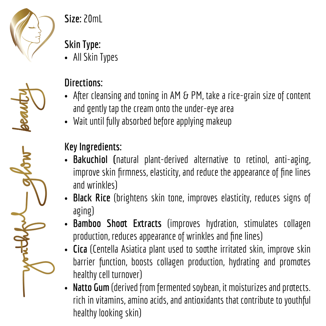 Bakuchiol Eye Cream – Brighten & Smooth