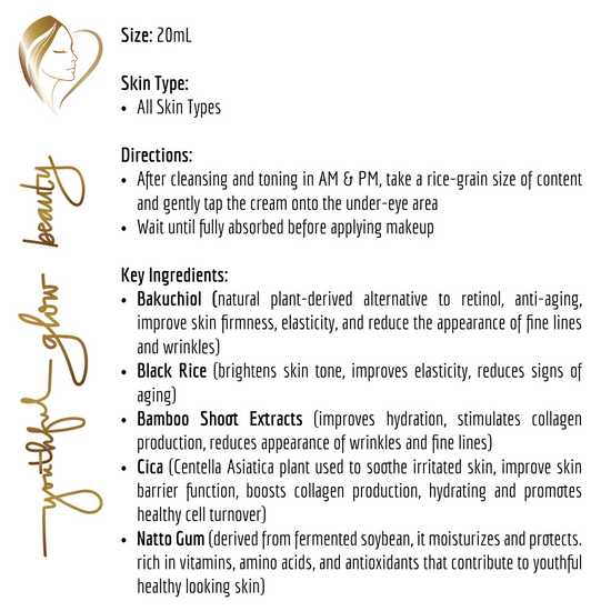 Bakuchiol Eye Cream – Brighten & Smooth
