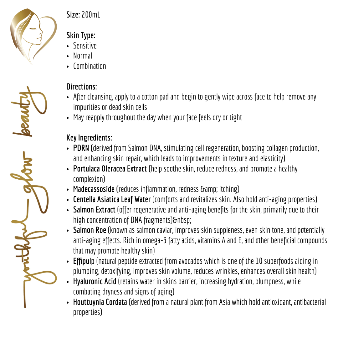 Heveblue - Salmon Caring Centella Toner