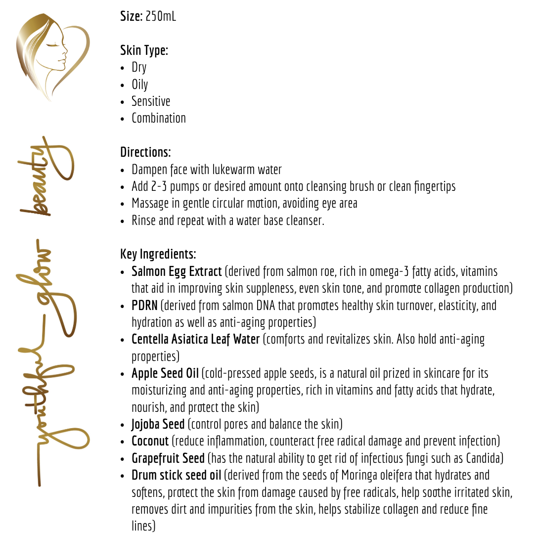 Heveblue - Salmon Caring Centella Light Cleansing Oil