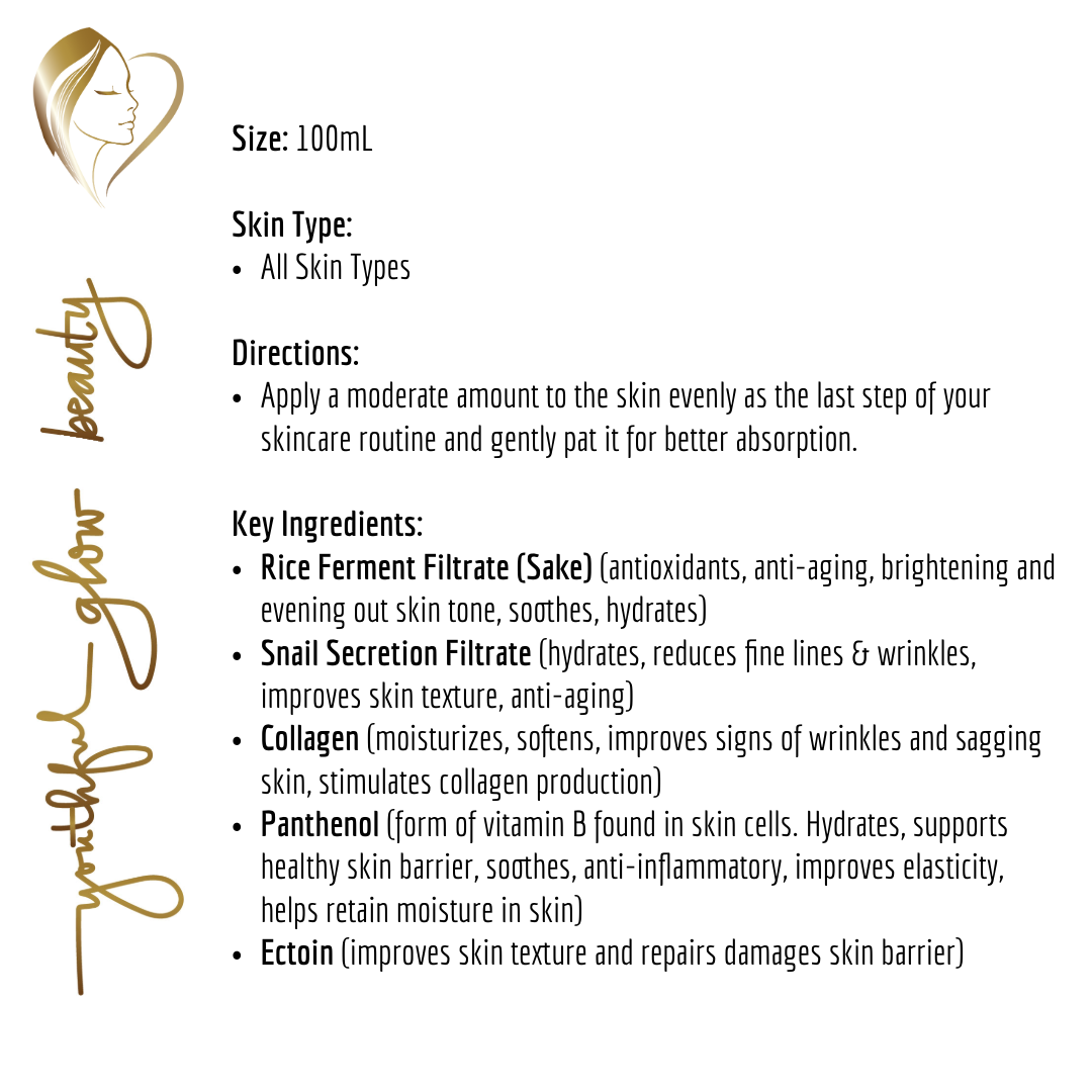 Snail Mucin Cream with Rice