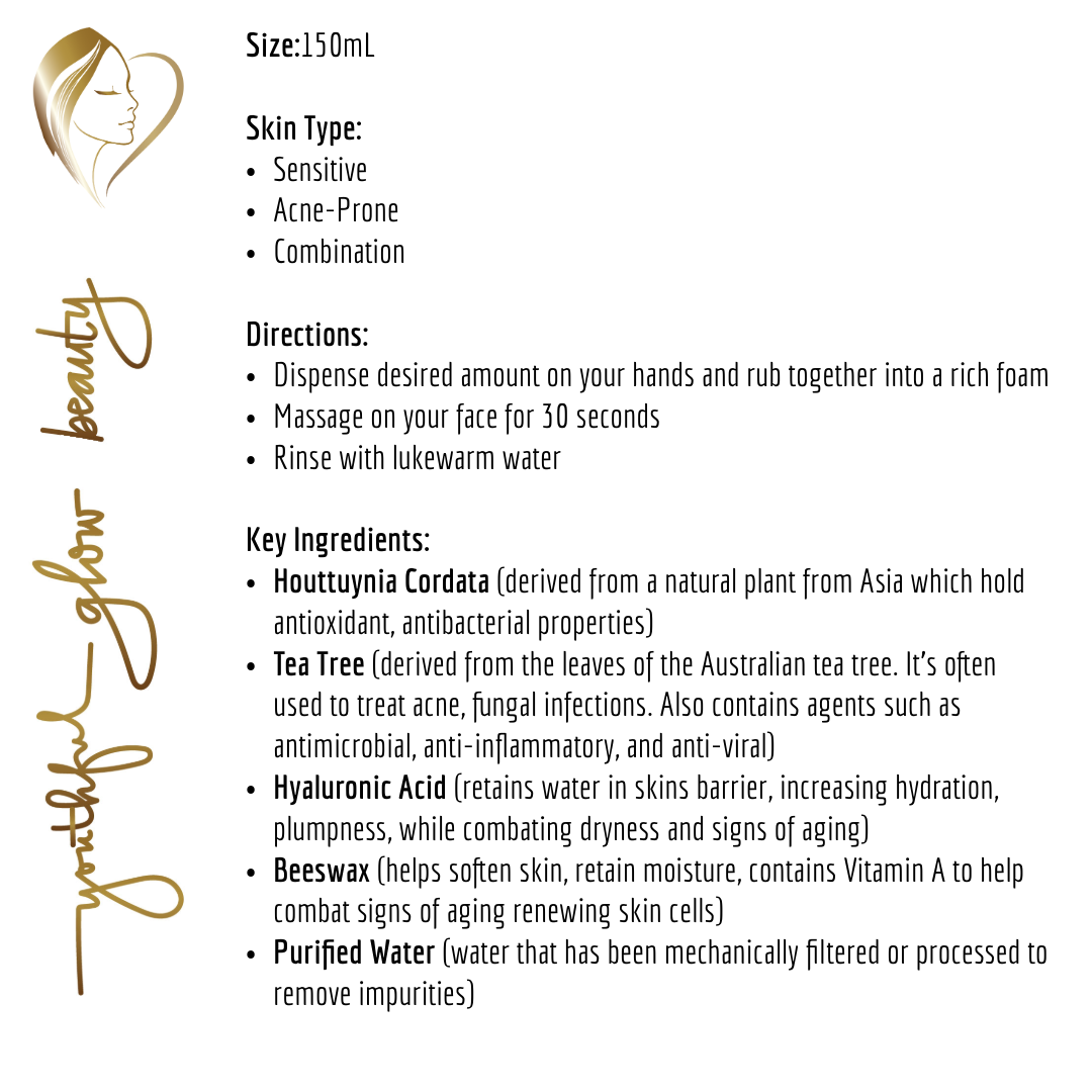 Mary & May - Houttuynia Cordata + Tea Tree Cleansing Foam