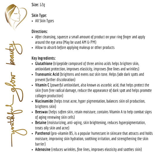 Brightening Eye Cream for Dark Circles