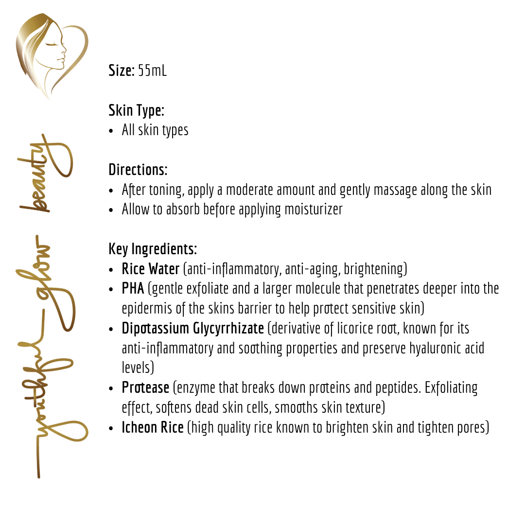 Rice Brightening Serum for Clear Skin