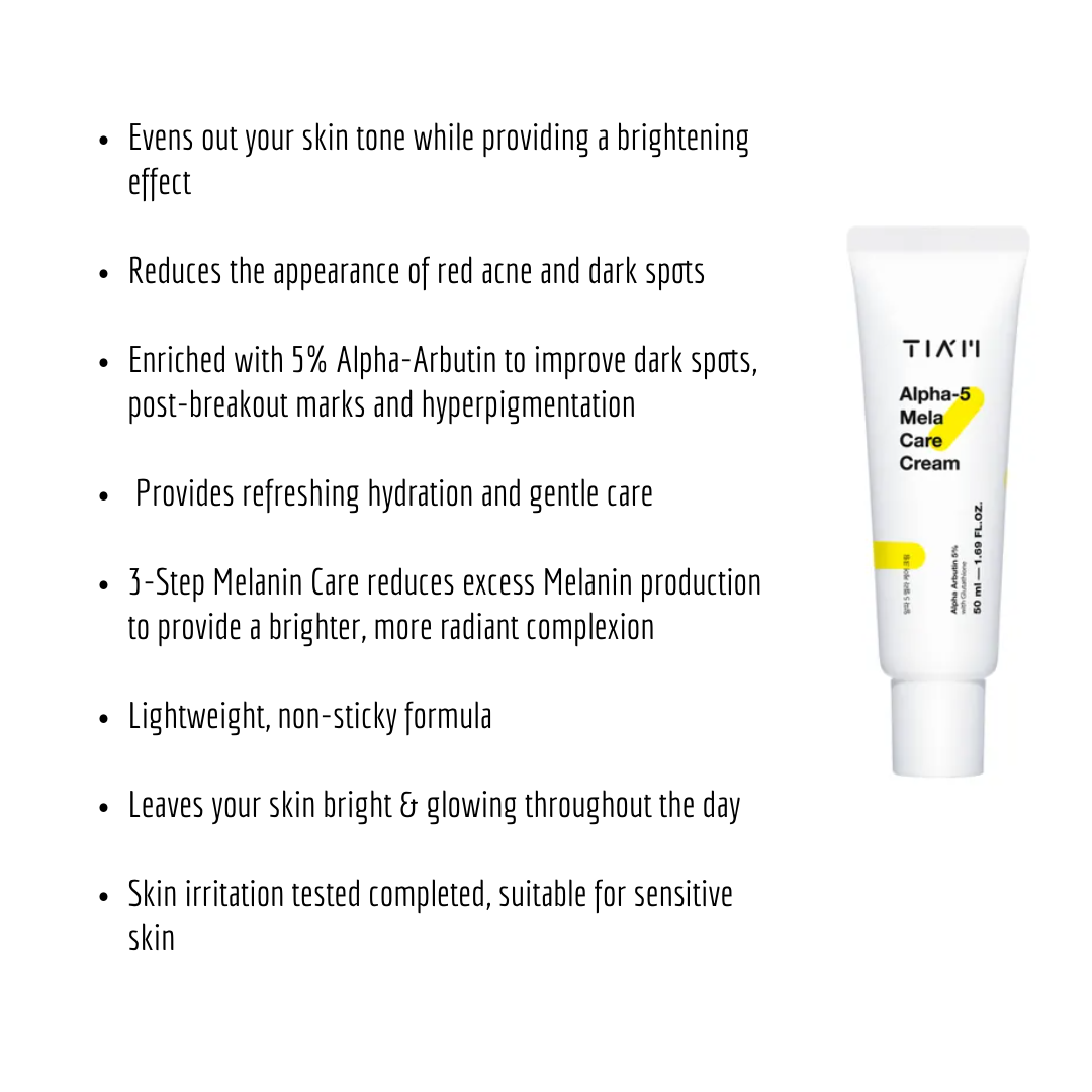 Alpha-5 Mela Care Cream | Dark Spot Cream for Glowing Skin