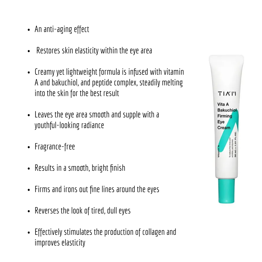 Firming Eye Cream with Bakuchiol & Vitamin A