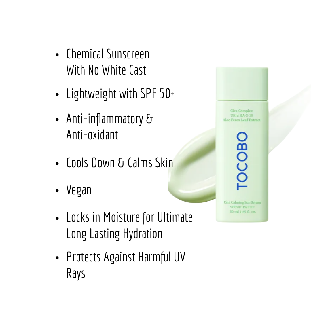 Cica Sun Serum SPF50+ – Soothing UV Protection