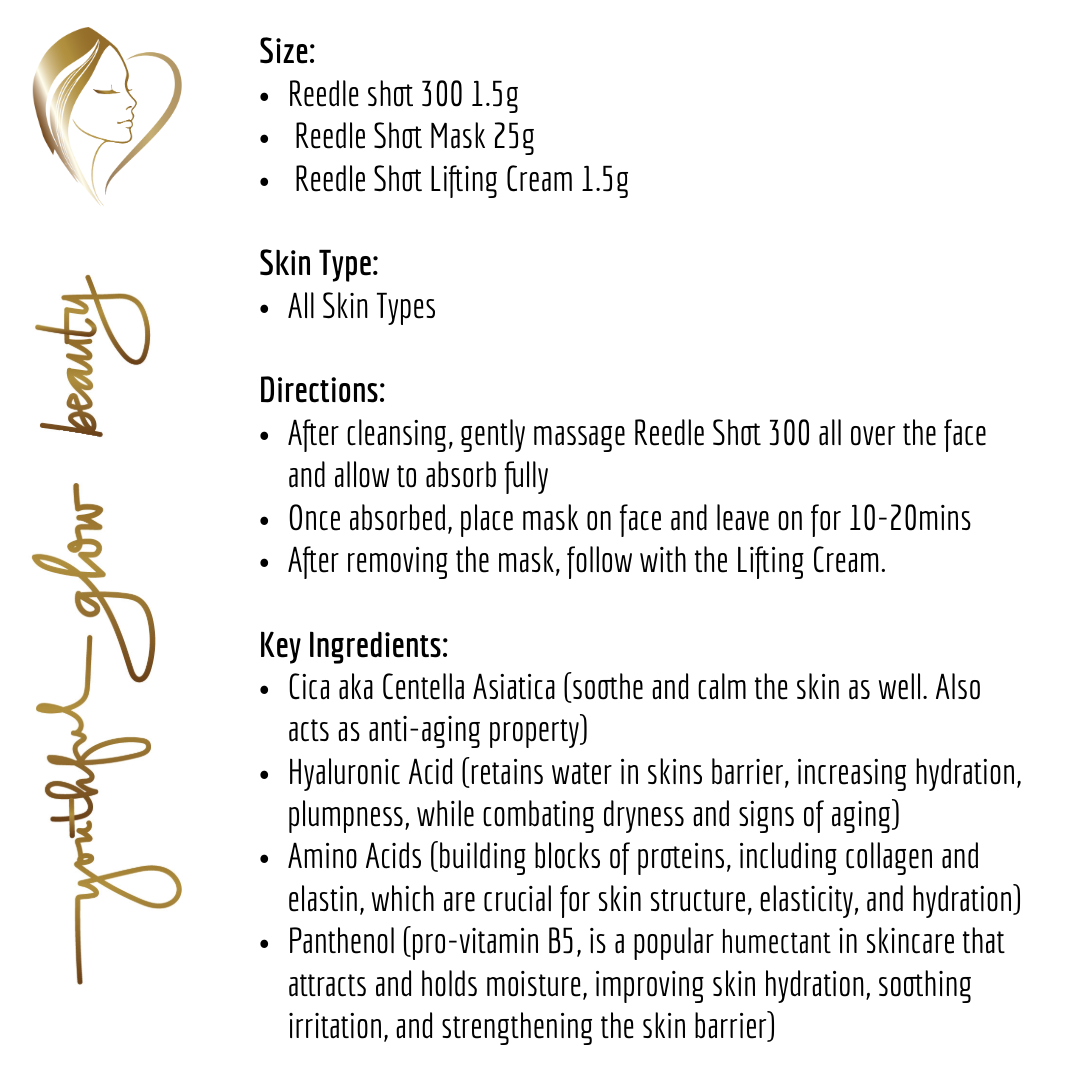 Reedle Shot Mask Kit – 3‑Step Hydration