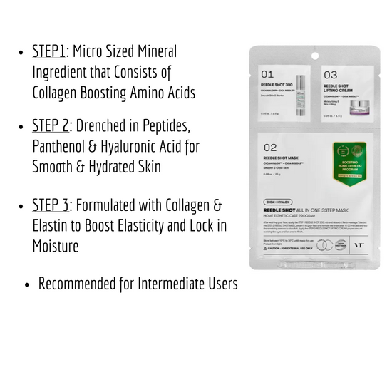 Reedle Shot Mask Kit – 3‑Step Hydration