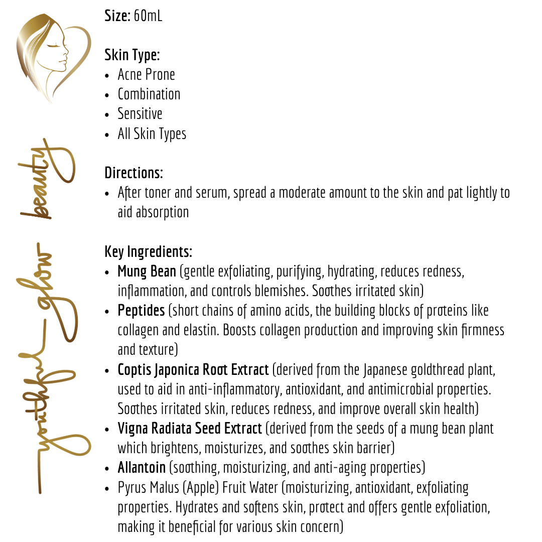 Calming Mung Bean Pore Firming Cream