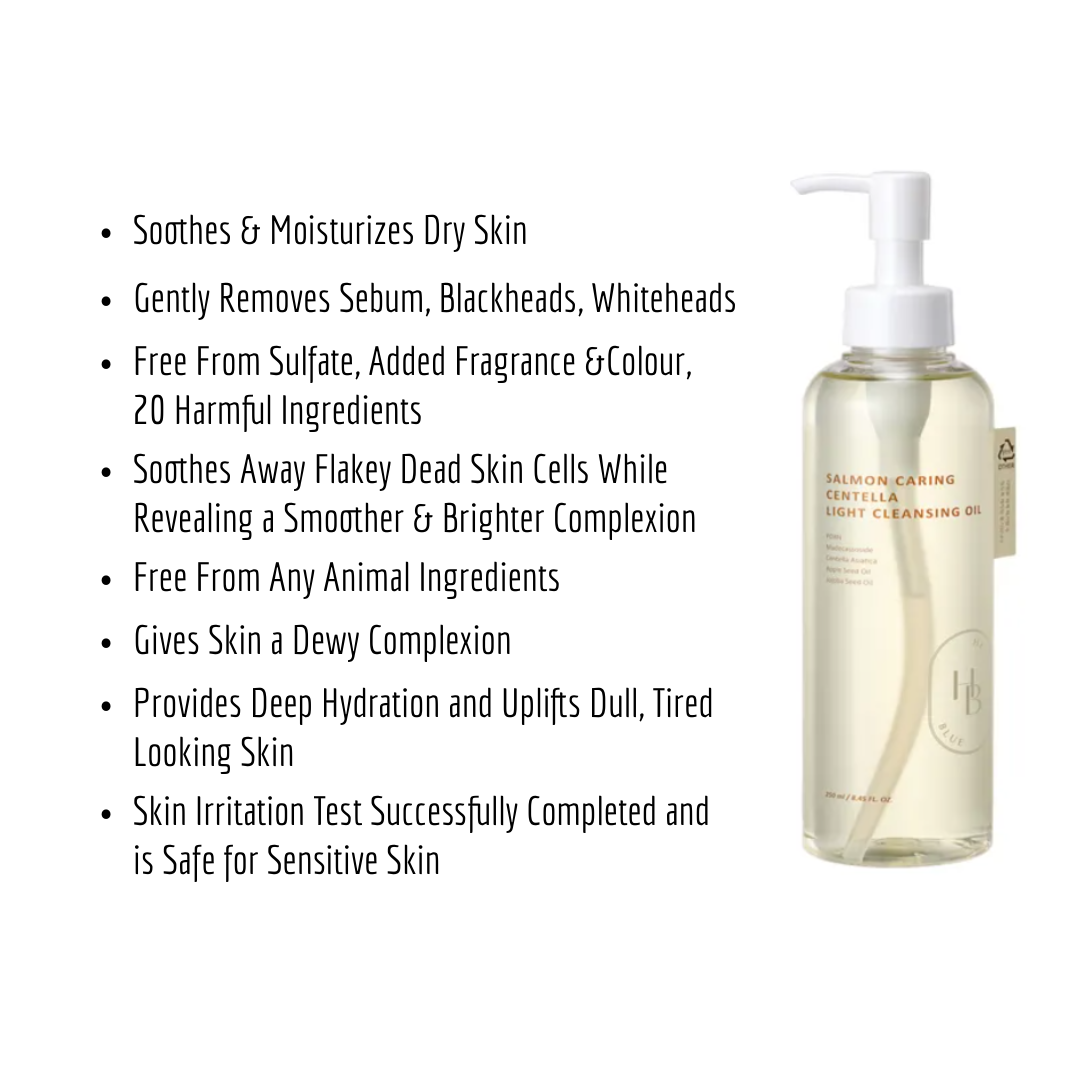 Heveblue - Salmon Caring Centella Light Cleansing Oil