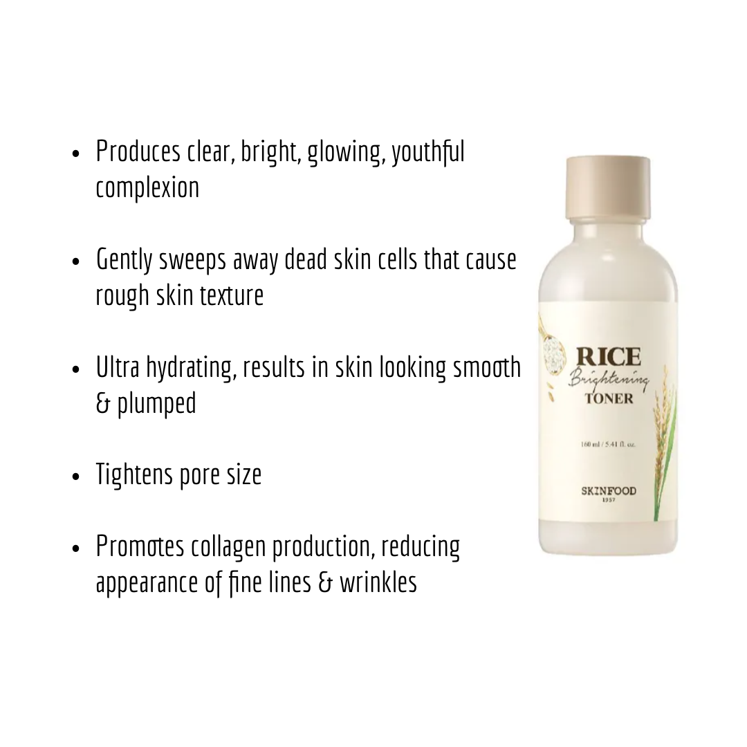Rice Brightening Toner for Glowing Skin